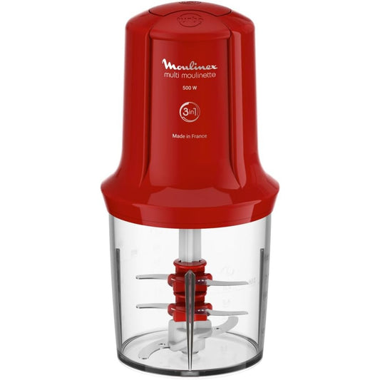 26550 - Moulinex Mini Prerëse, 500ml, Tehe Inoksi, Kapacitet 6 Litra, Kuqe