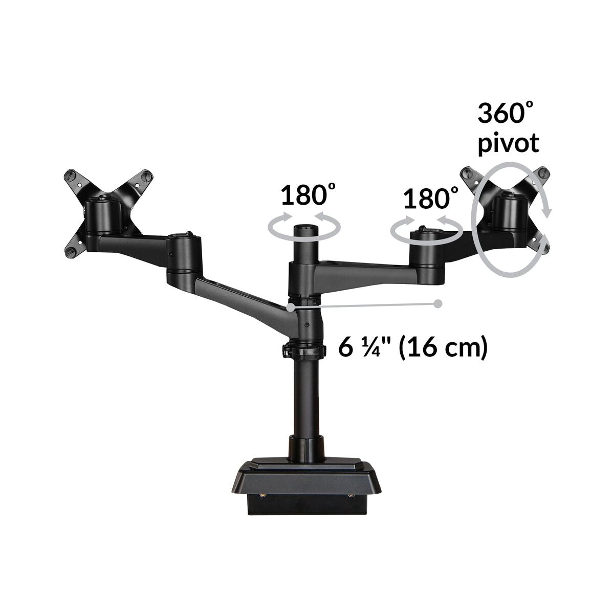 11048 - Varidesk Dual Monitor Arm 180 Degree